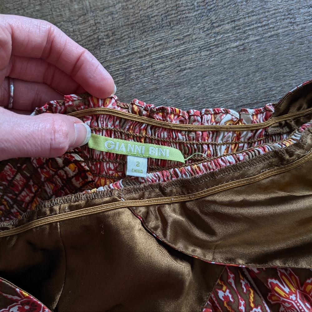 Gianni Bini silk halter maxi dress - Picture 7 of 8